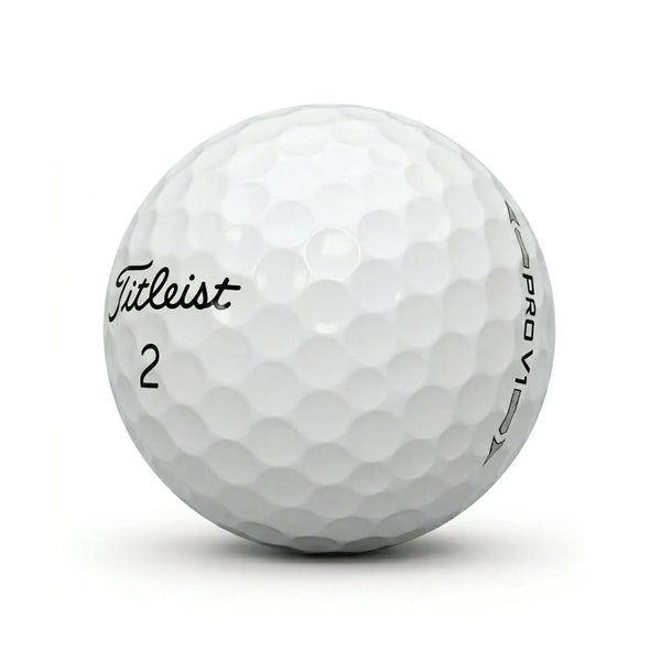 Titleist Pro V1 Lakeballs | Years Mix | AAA – 25 gebrauchte weiße Golfbälle freigestellt auf weißem Hintergrund