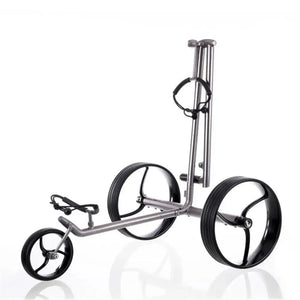Trend Golf GALAXY Titan E-Trolley 2026, leichter Elektrotrolley mit robusten Rädern und modernem Design.