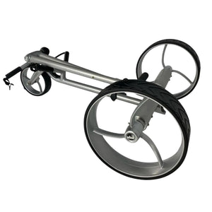 Elektro Golf Trolley aus Aluminium, große Räder, zusammenklappbar, modern