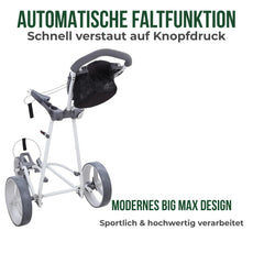 Big Max Autofold X2 - 3 Rad Push Trolley 