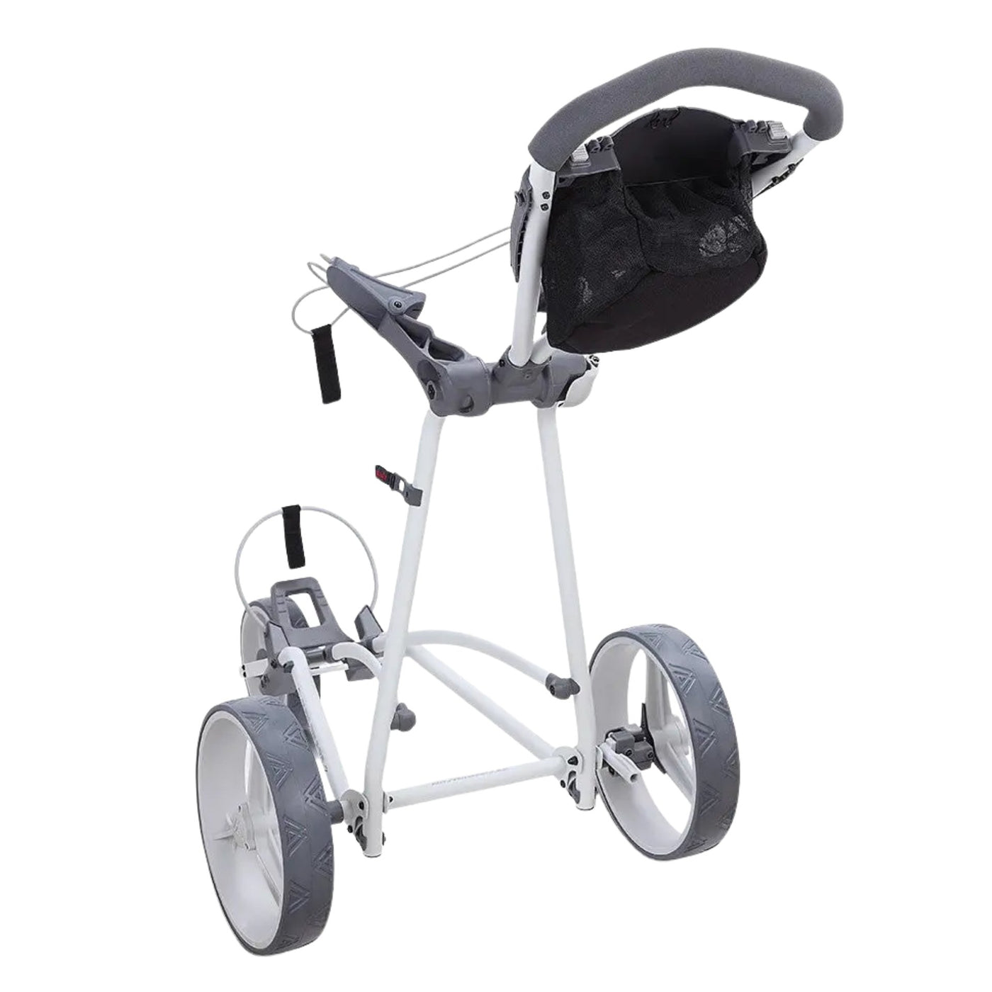 Big Max Autofold X2 Push Trolley – 3/4-Frontansicht links freigestellt