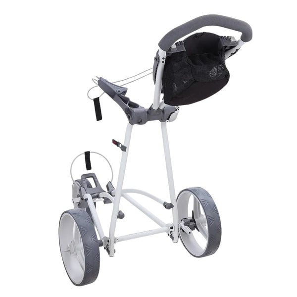 Big Max Autofold X2 Push Trolley – 3/4-Frontansicht links freigestellt