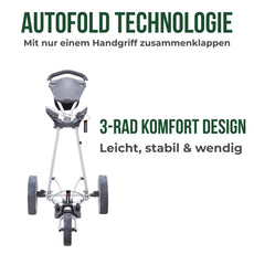 Big Max Autofold X2 - 3 Rad Push Trolley 