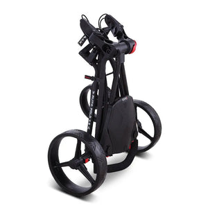 Big Max Autofold X2 Push Trolley – Robuste Räder und Bremssystem, Detailansicht