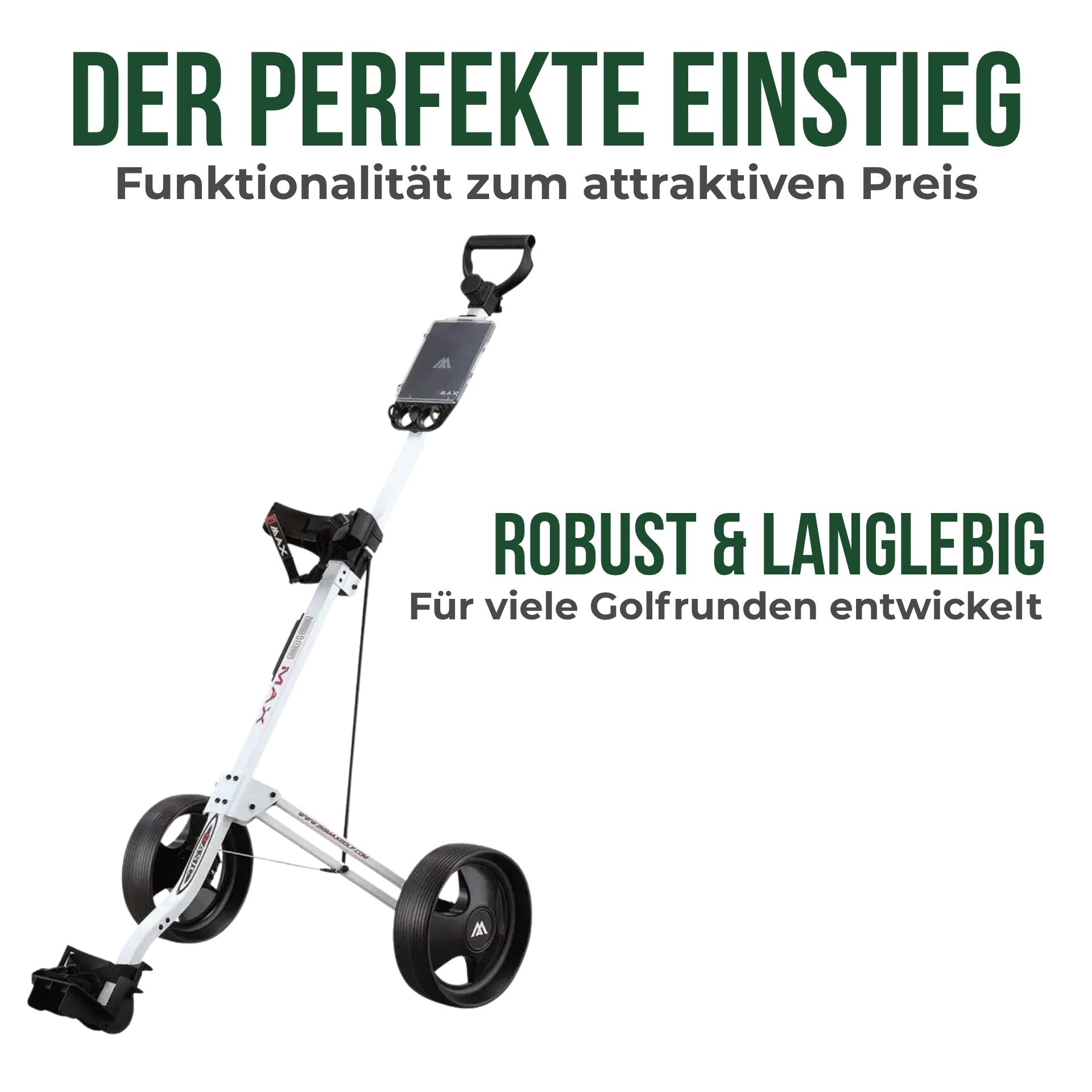 Big Max Basic - 2 Rad Push Trolley 