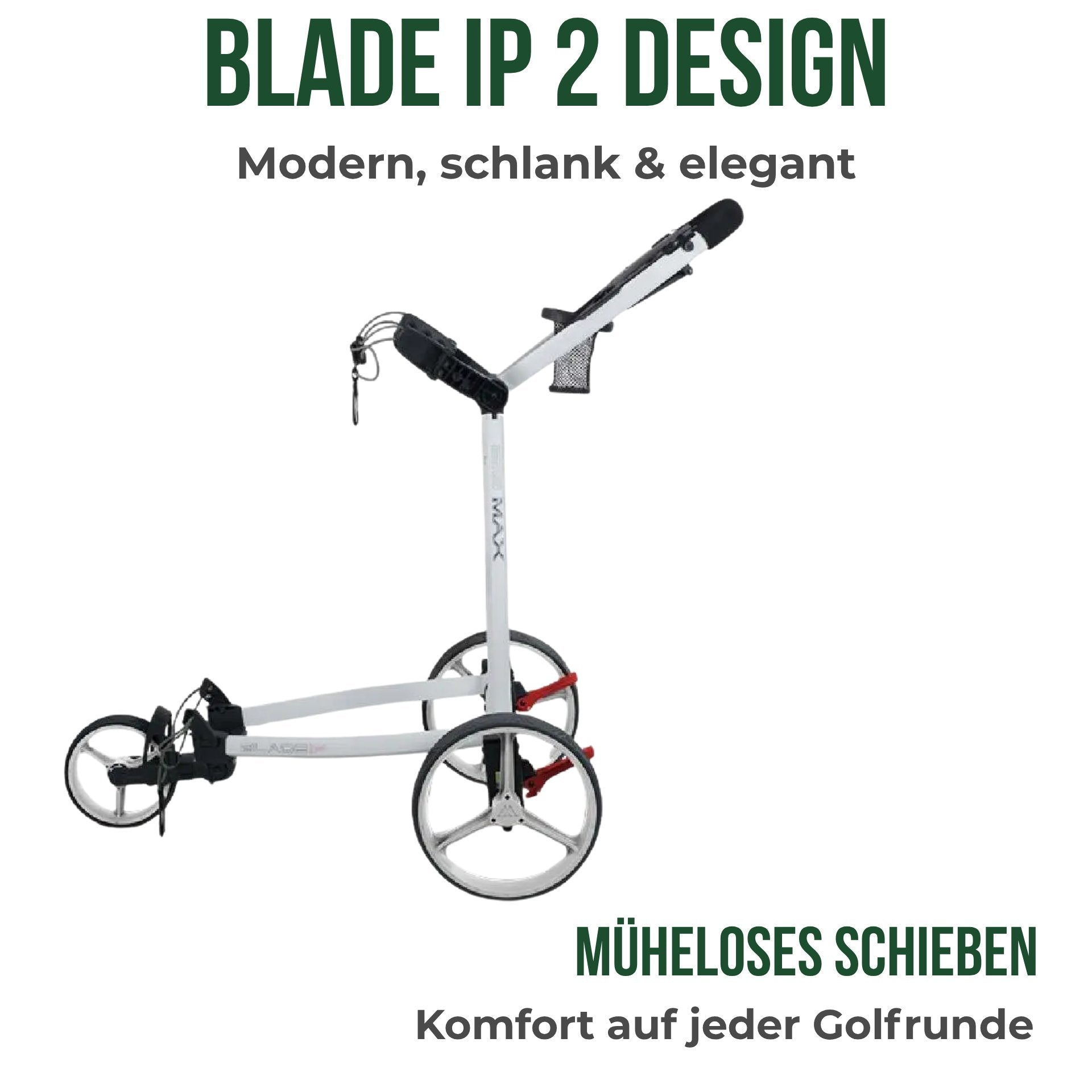 Big Max Blade IP 2 - 3 Rad Push Trolley 