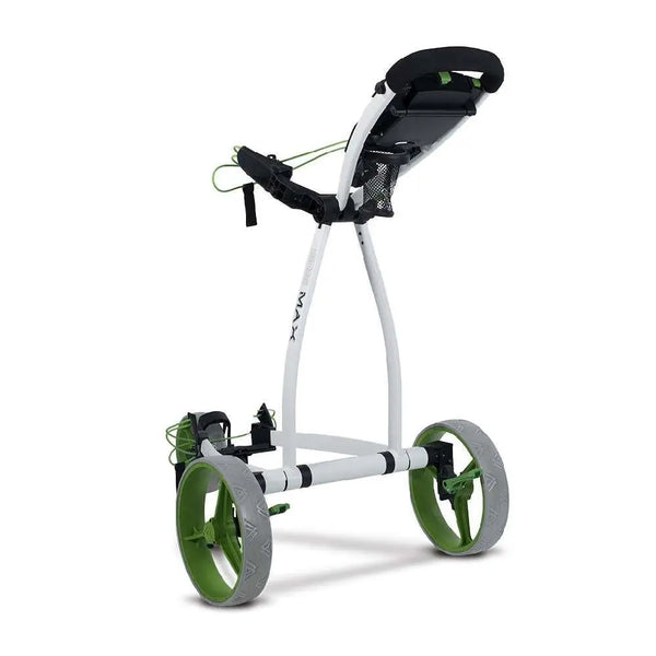 Big Max Blade IP 2 Push Trolley – Zusammengeklappt, Draufsicht platzsparend