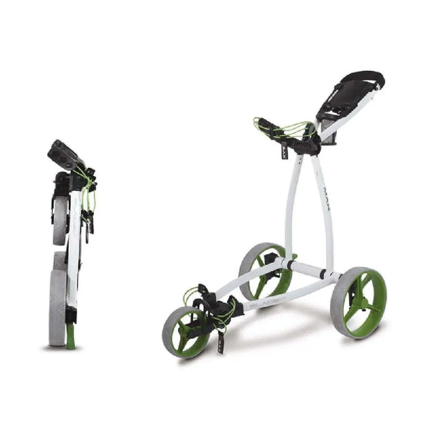 Big Max Blade IP 2 Push Trolley – Robuste Räder und Bremssystem, Detailansicht