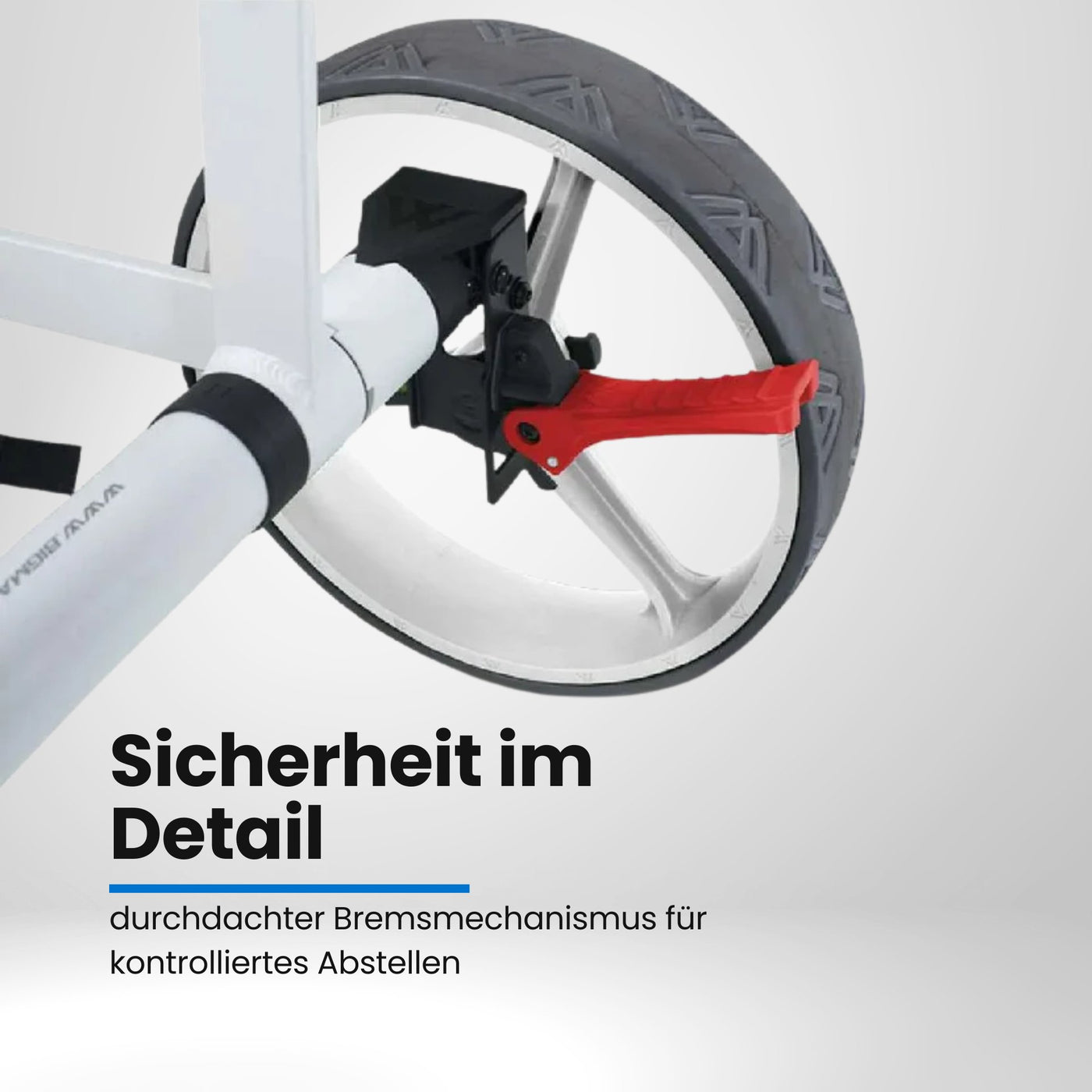 Big Max Blade IP 2 – Seitenansicht Farbvariante 3, dreirädriger Golftrolley