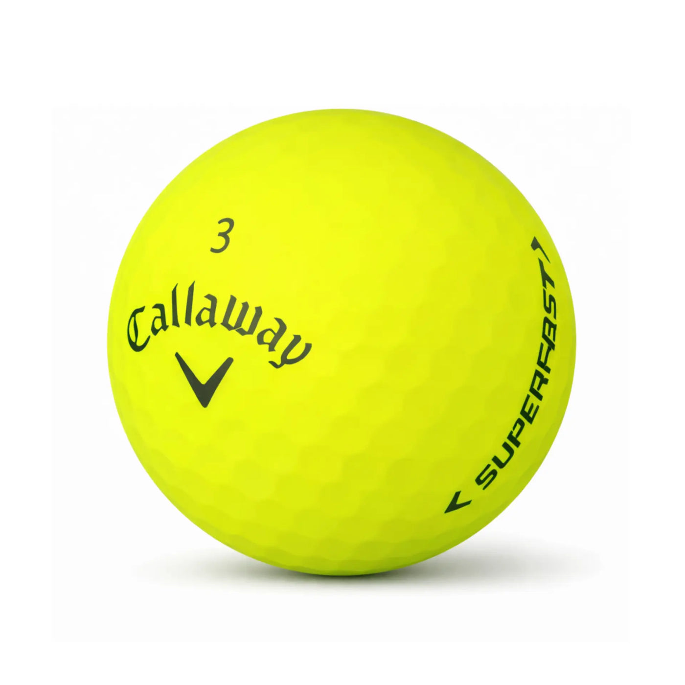 Callaway Mix Yellow Lakeballs | AAAA – 25 gebrauchte gelbe Callaway Golfbälle gemischt, freigestellt