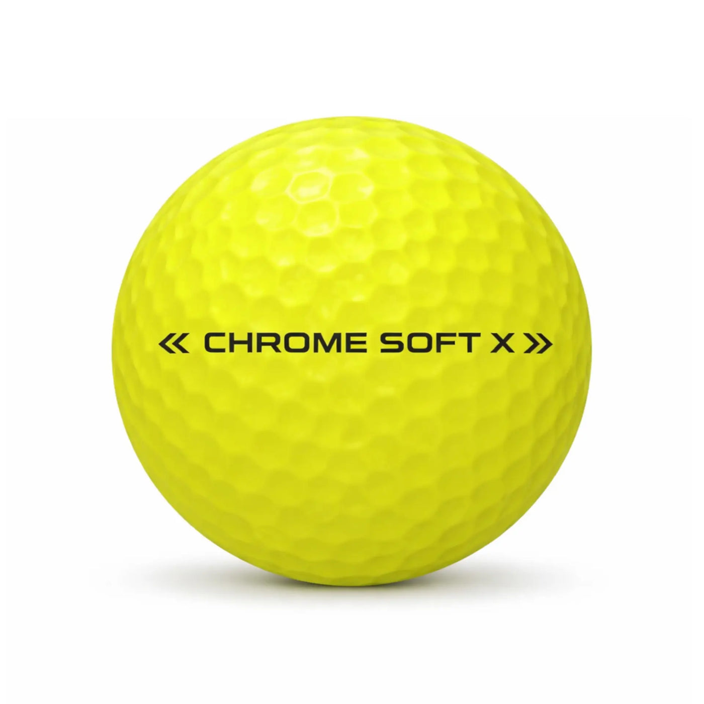Callaway CS Triple Track Yellow Lakeball – Gebrauchter gelber Golfball mit Triple Track Markierung