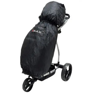 Big Max DRI-LITE Nylon Raincover Black – Schwarze Golftaschen-Regenhaube, Frontansicht