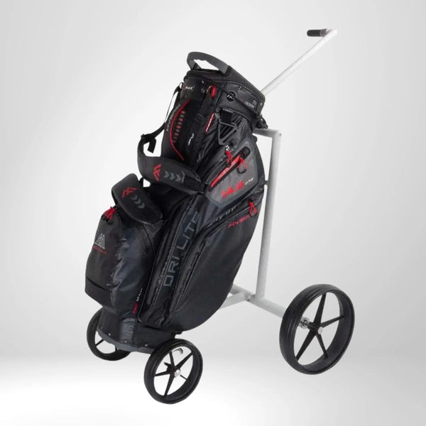 Big Max e-Lite 4 Rad Elektro Trolley – Frontansicht vierrädriger E-Trolley