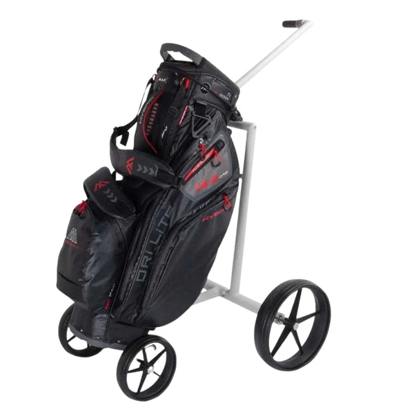 Big Max e-Lite 4 Rad Elektro Trolley – 3/4-Ansicht vierrädriger E-Trolley