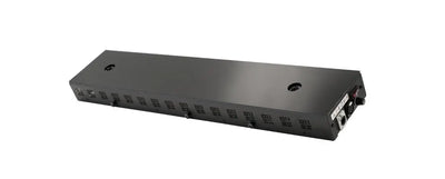 Uneekor EYE XO Golf Launch Monitor – 3/4-Ansicht links, deckenmontiertes Kamerasystem
