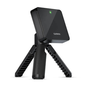 Garmin Approach R10 – Seitenansicht portabler Golf Launch Monitor auf weißem Hintergrund