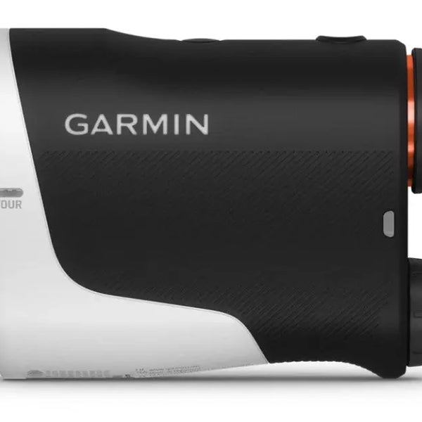 Garmin Golf-Entfernungsmesser Z30 in Schwarz-Weiß, seitliche Ansicht