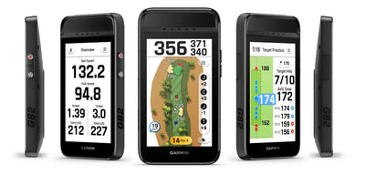 Golf GPS Gerät mit farbigem Touchdisplay, Golfplatz-Übersicht und Trainingsdaten, Modell G82