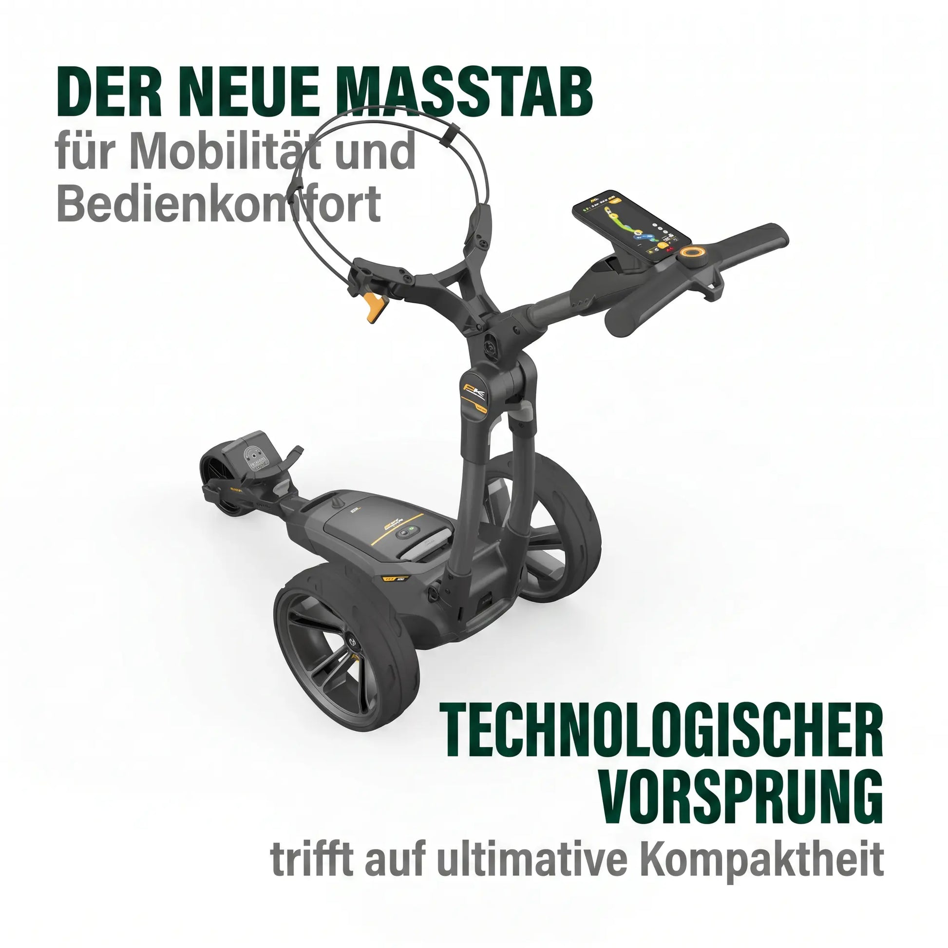 PowaKaddy CT12 — Der neue Maßstab für Mobilität und Bedienkomfort, technologischer Vorsprung trifft auf ultimative Kompaktheit
