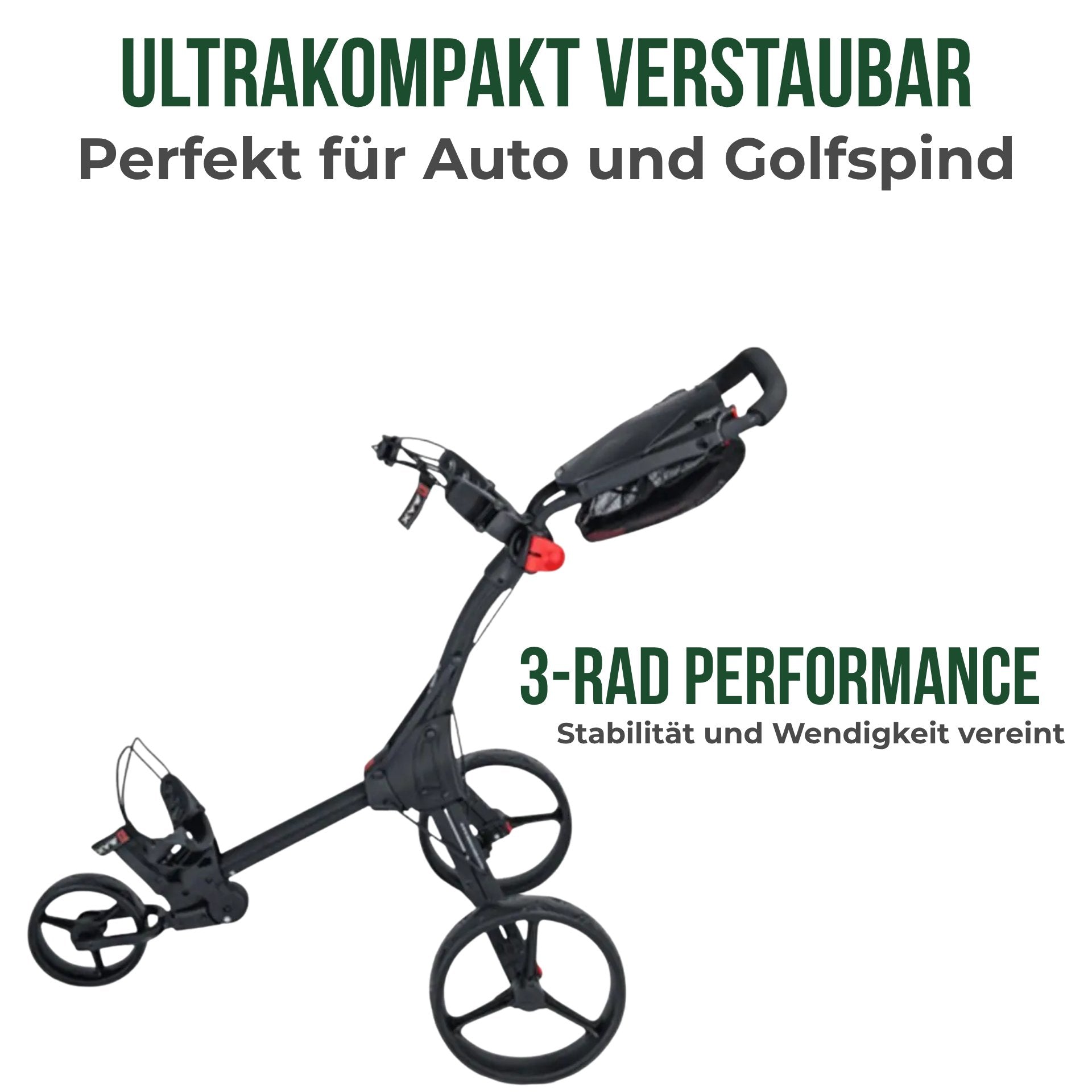 Big Max IQ² - 3 Rad Push Trolley 