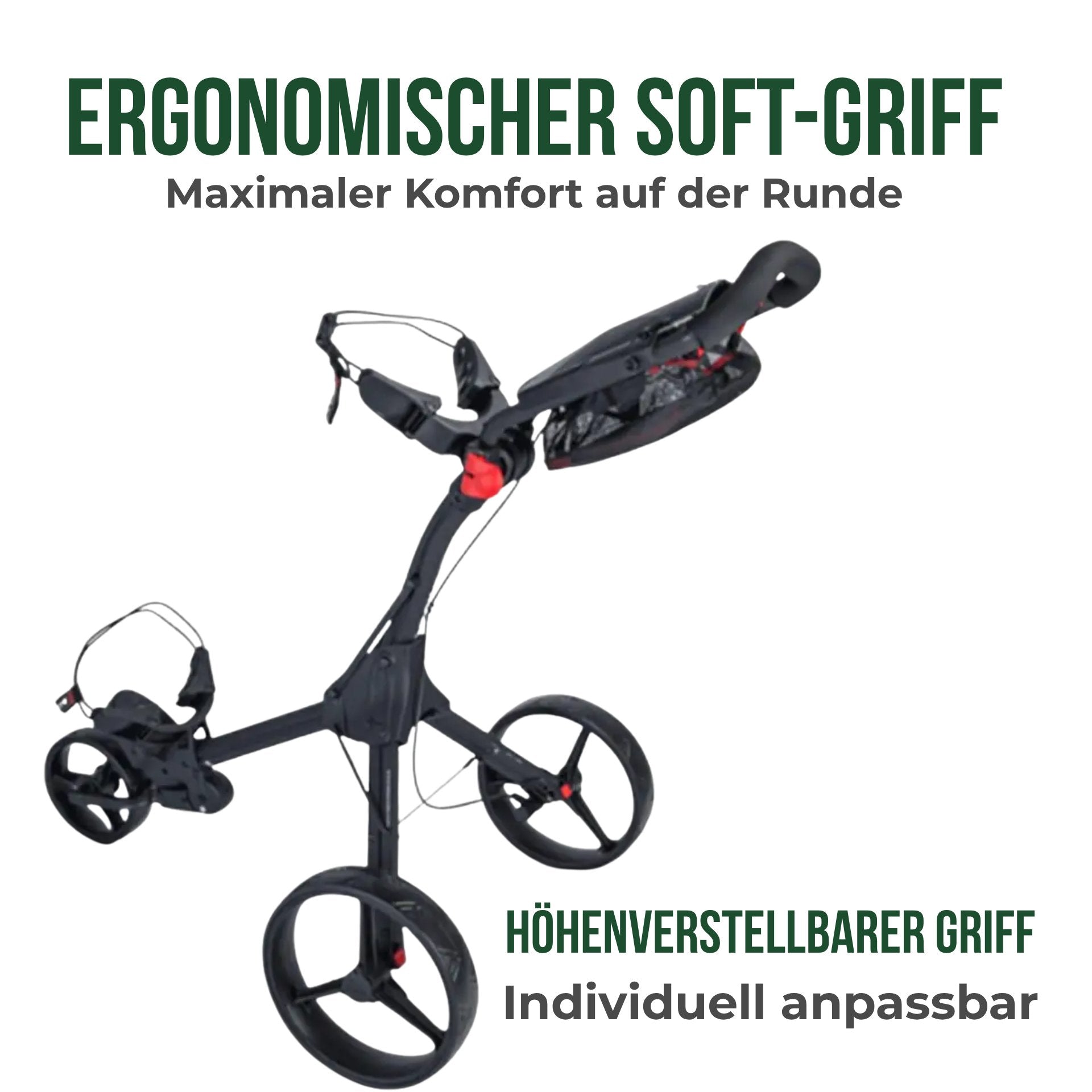Big Max IQ² - 3 Rad Push Trolley 