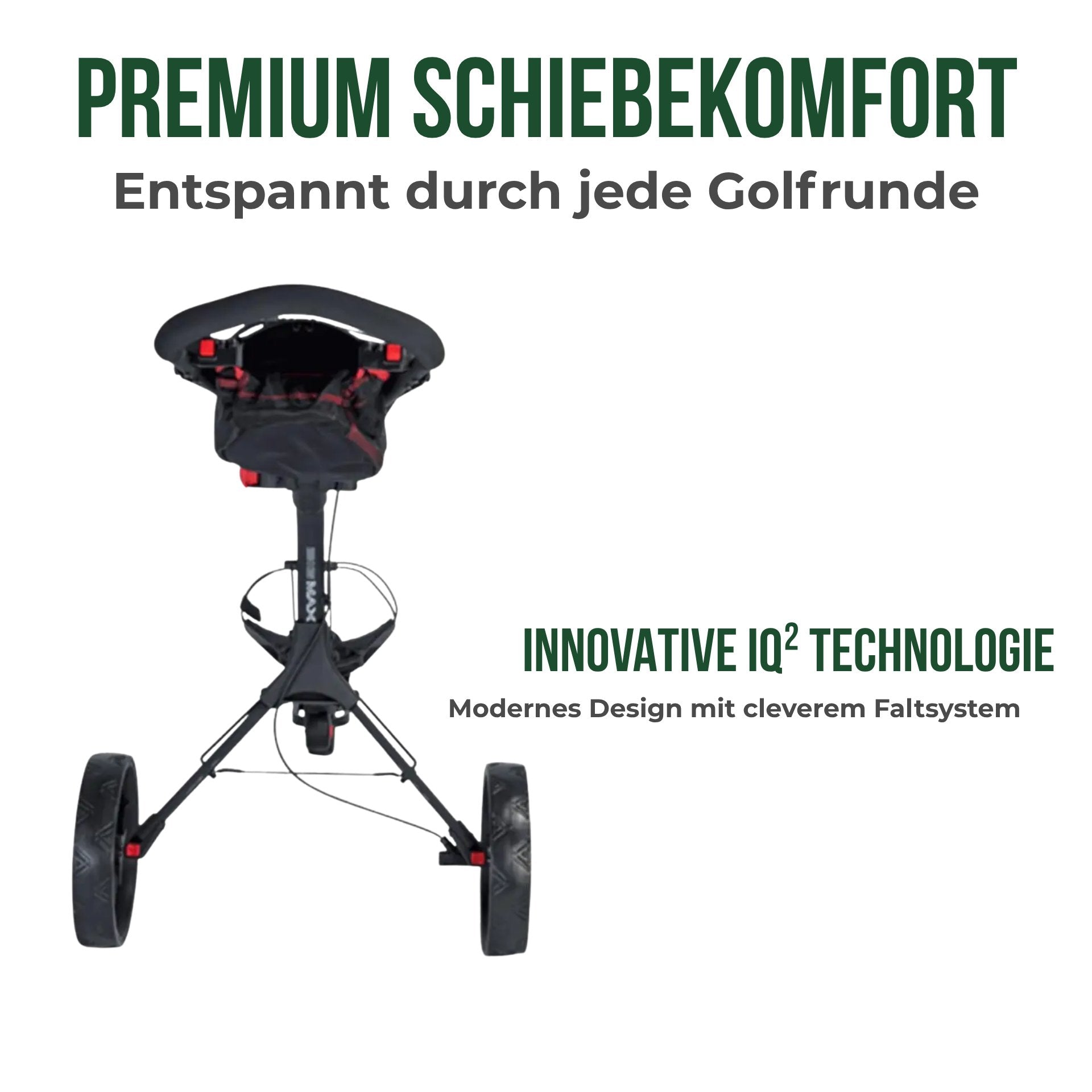 Big Max IQ² - 3 Rad Push Trolley 