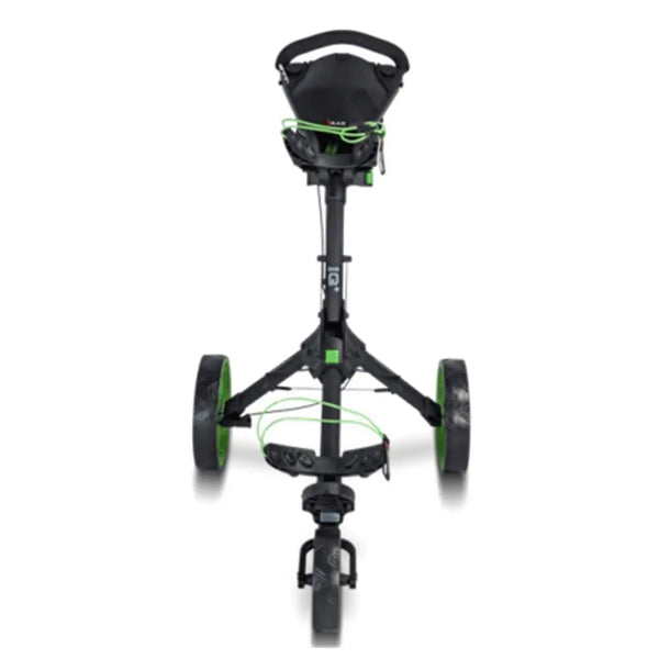Big Max IQ² Push Trolley – Zusammengeklappt, Draufsicht platzsparend