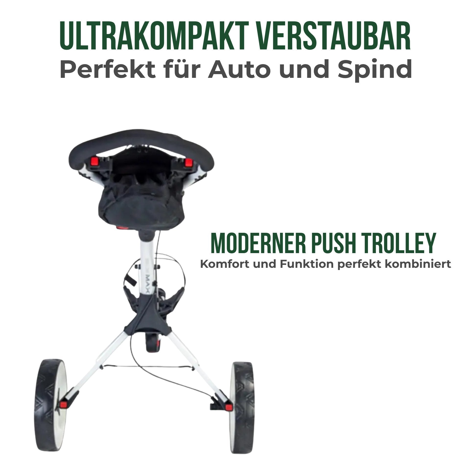 Big Max IQ² 360 - 3 Rad Push Trolley 