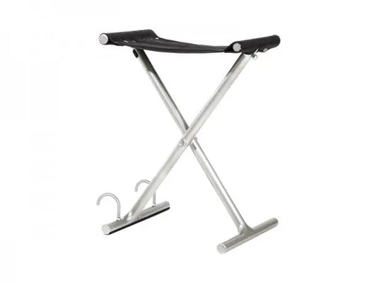 Klappbarer Golfer Sitz aus Carbon mit Haken, ideal als Zubehör für den Golfplatz