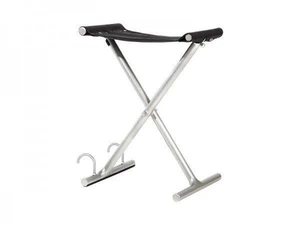 Klappbarer Golfer Sitz aus Carbon mit Haken, ideal als Zubehör für den Golfplatz