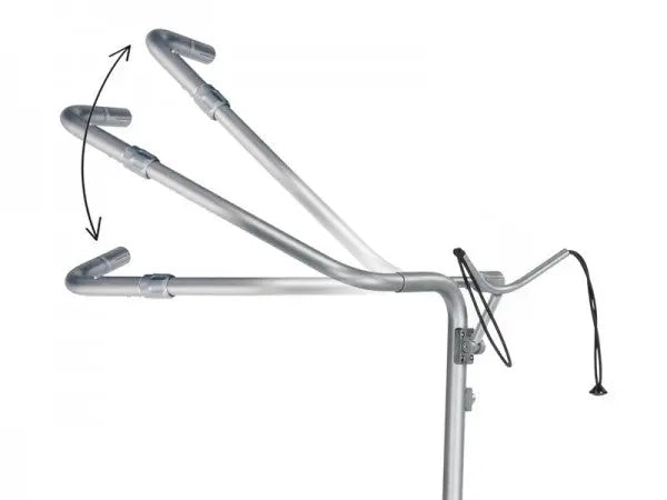 Verstellbarer Aluminium-Griff für Golf Trolley, mehrere Positionen angezeigt