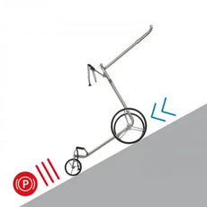 Golf Trolley mit Parkbremse auf Hang, Rollstopp-Funktion, modernes Design
