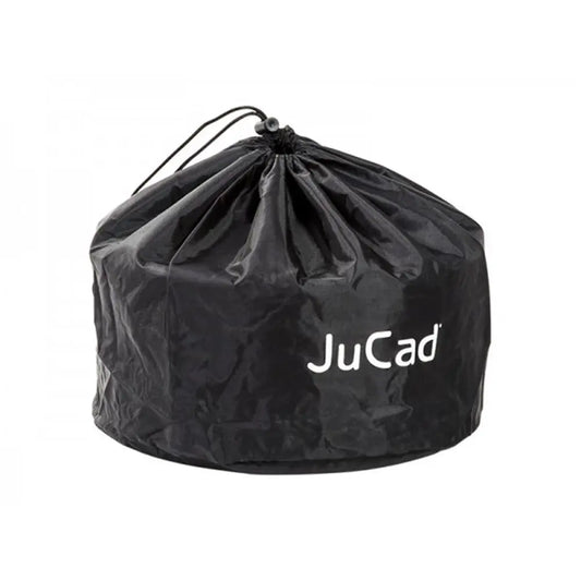 Schwarzer JuCad Transportbeutel für Golftrolley-Räder mit Kordelzug, Zubehör Golf