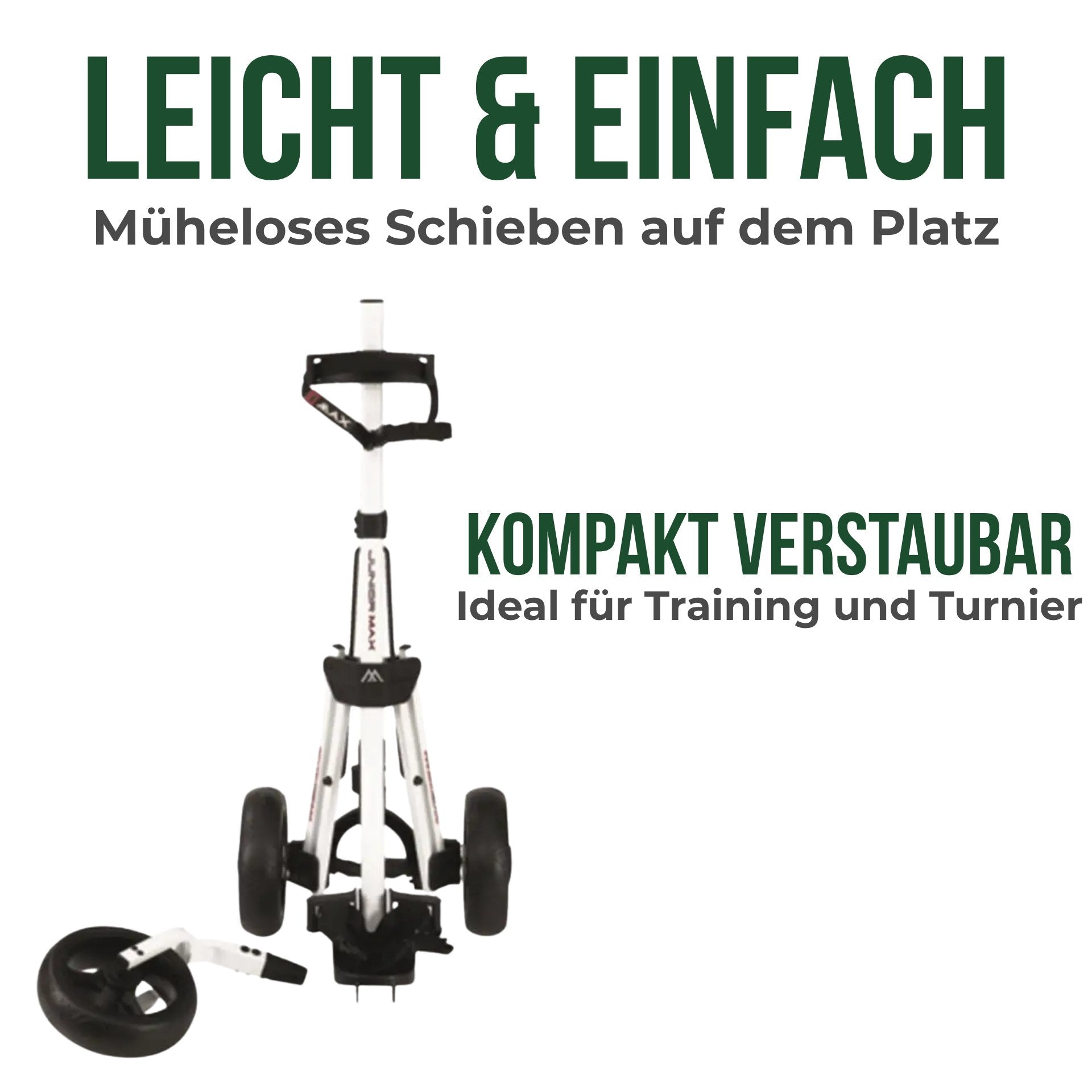 Big Max Junior Max 3W Push Trolley 