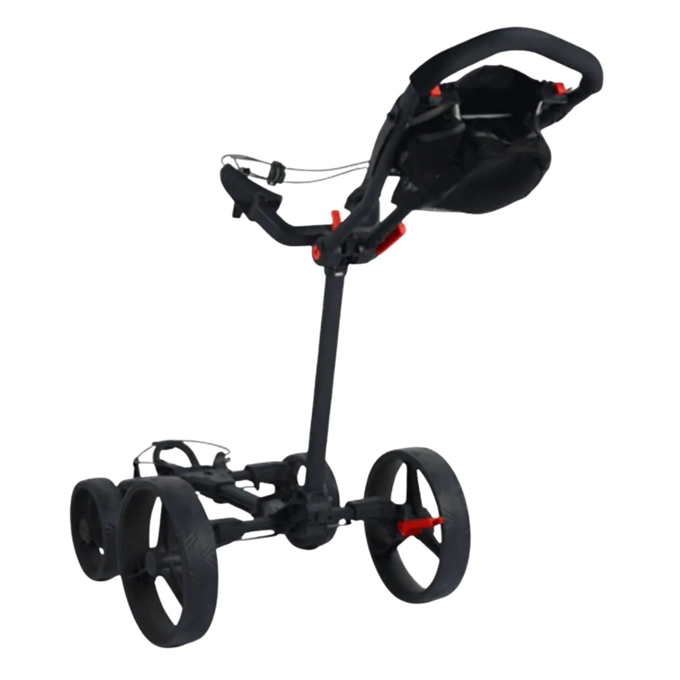 Big Max Blade Quattro 4-Rad Push Trolley – 3/4-Frontansicht links
