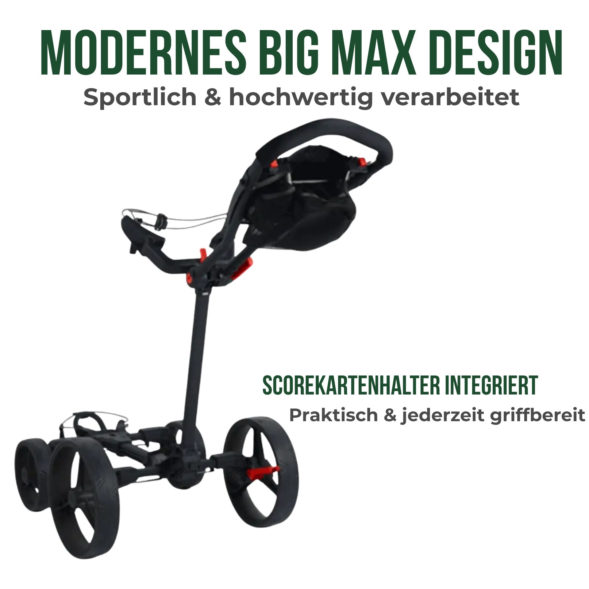 Big Max Blade Quattro - 4 Rad Push Trolley 