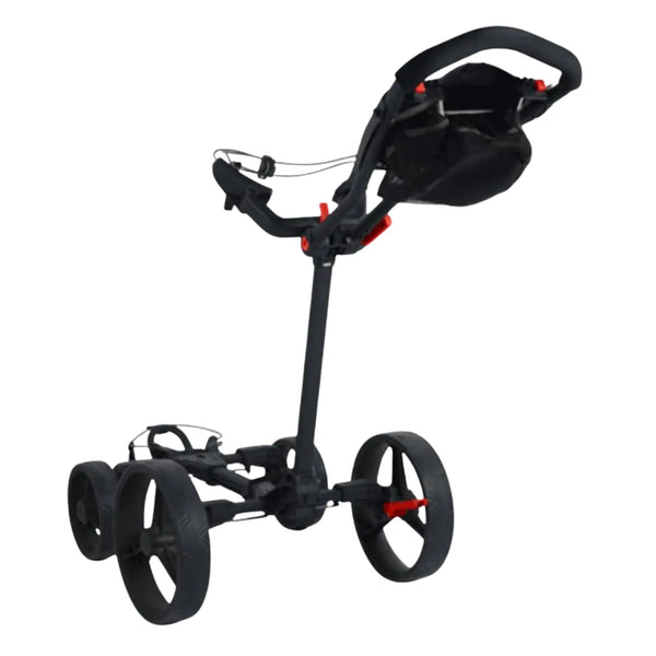Big Max Blade Quattro 4-Rad Push Trolley – 3/4-Frontansicht links