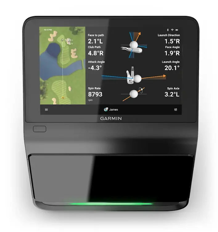 Garmin Approach R50 Golf Launch Monitor – Frontansicht kompakter Radar-Sensor freigestellt