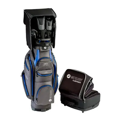 Wasserdichte Golfbag mit Schlägern und praktischem Travelschutz, Golf Zubehör Produktfoto