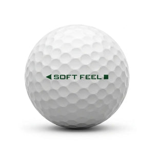 Srixon Soft Feel Lakeball – Gebrauchter weißer Golfball mit Srixon Logo und Nummer