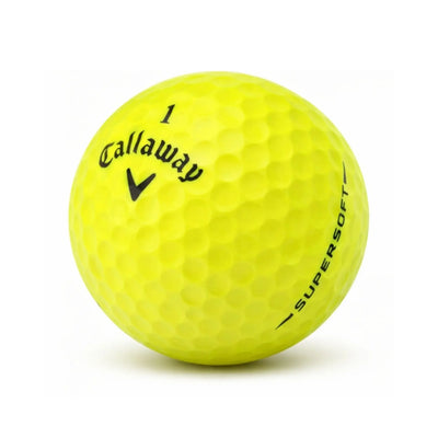 Callaway SuperSoft Color Mix Lakeballs – 25 gebrauchte bunte Golfbälle gemischt, freigestellt
