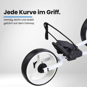 Big Max TI-Lite 3 Rad Push Trolley – Seitenansicht Farbvariante 2