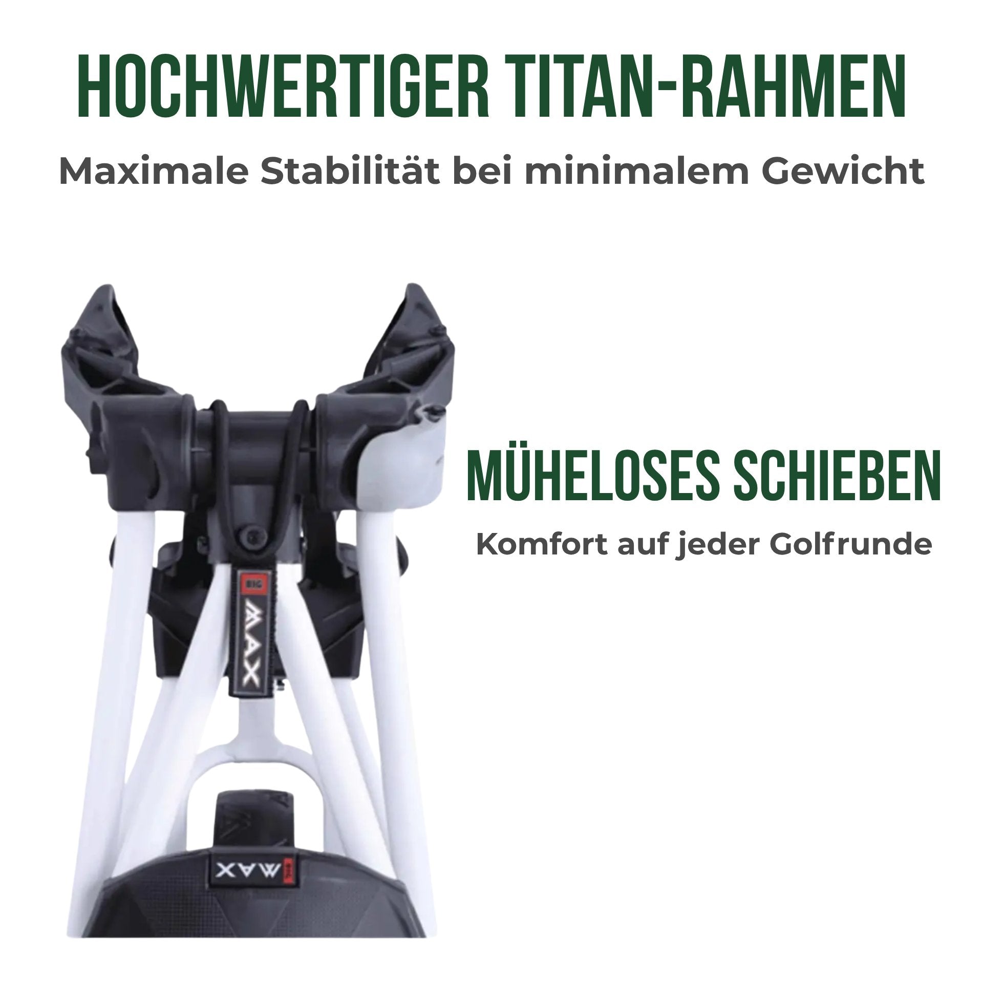 Big Max TI-Lite - 3 Rad Push Trolley 