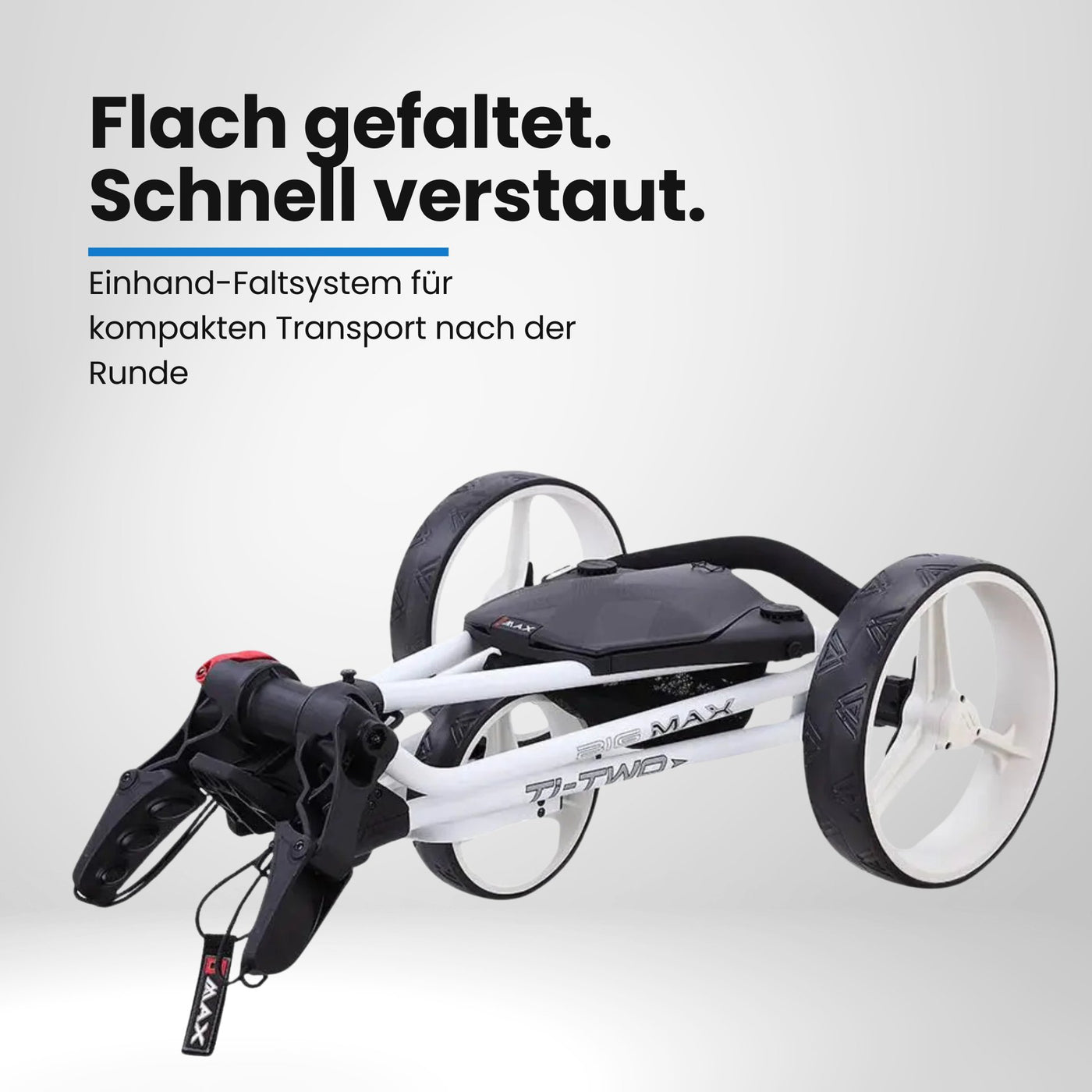 Big Max TI TWO Push Trolley – Seitenansicht Farbvariante 2