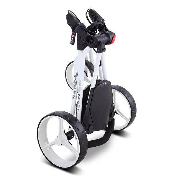 Big Max TI TWO – Seitenansicht Farbvariante 3, Titan-Golftrolley