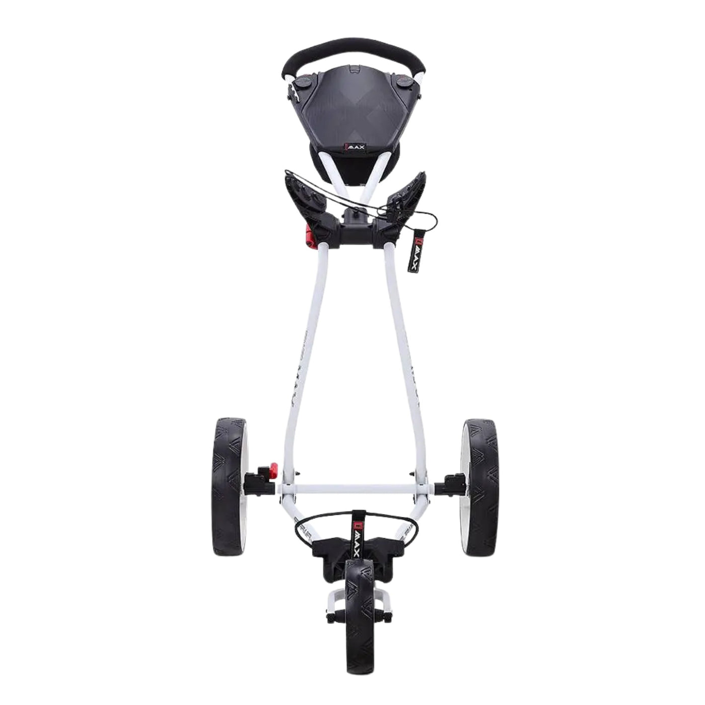 Big Max TI TWO Push Trolley – 3/4-Frontansicht links freigestellt