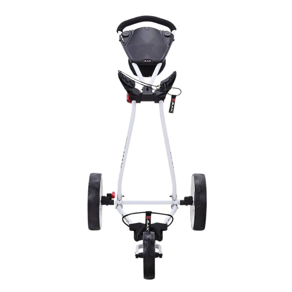 Big Max TI TWO Push Trolley – 3/4-Frontansicht links freigestellt