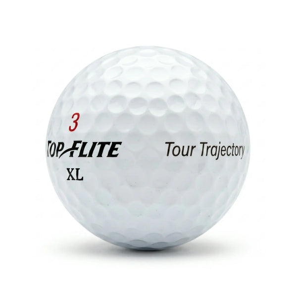 Top Flite Mix Lakeballs | AAAA/AAA – 25 gebrauchte weiße Golfbälle gemischt, freigestellt