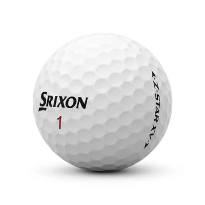Srixon Z-Star X/XV Lakeballs | AAAA/AAA – 25 gebrauchte weiße Srixon Golfbälle freigestellt
