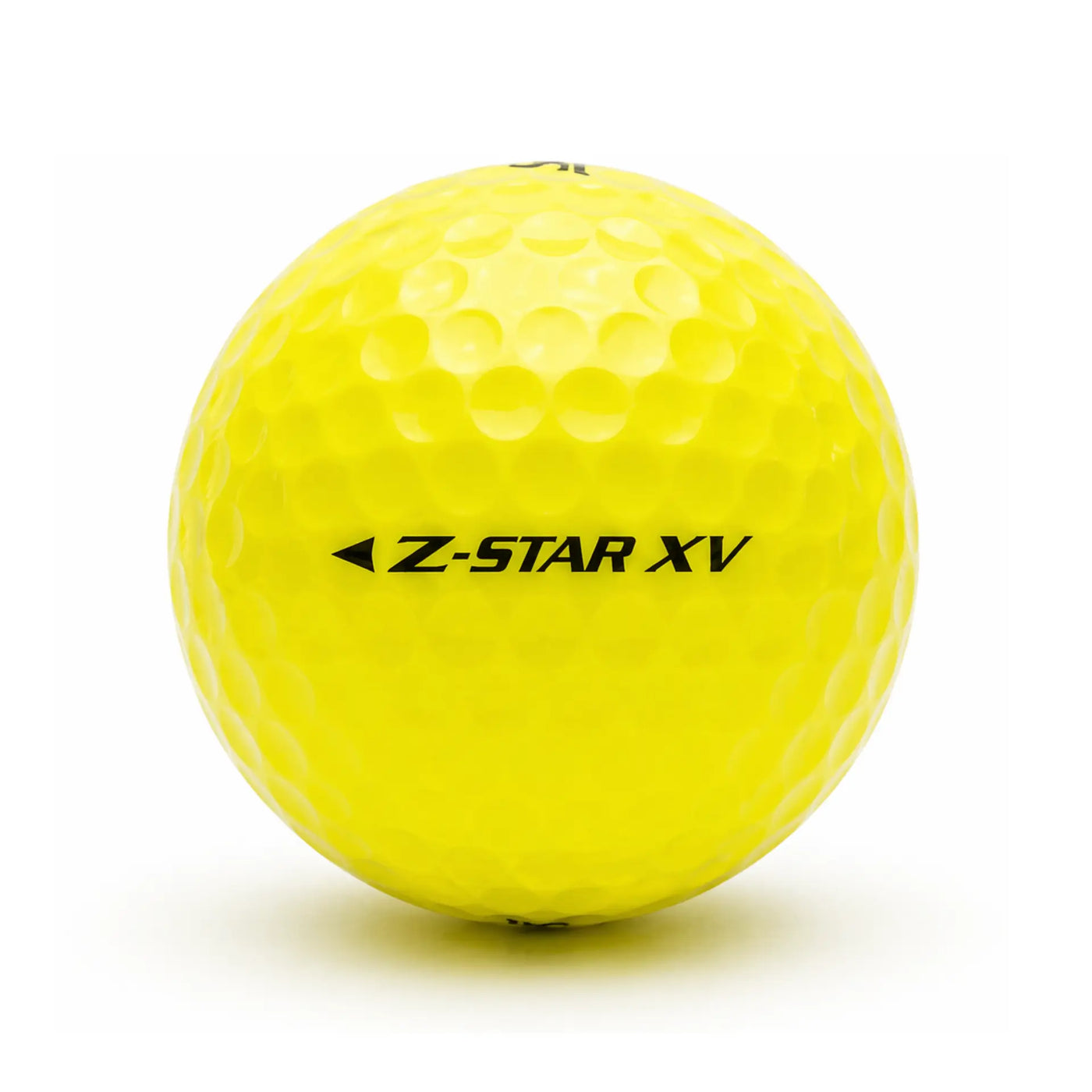 Srixon Z-Star XV Yellow Lakeball – Gebrauchter gelber Srixon Golfball mit Logo und Nummer